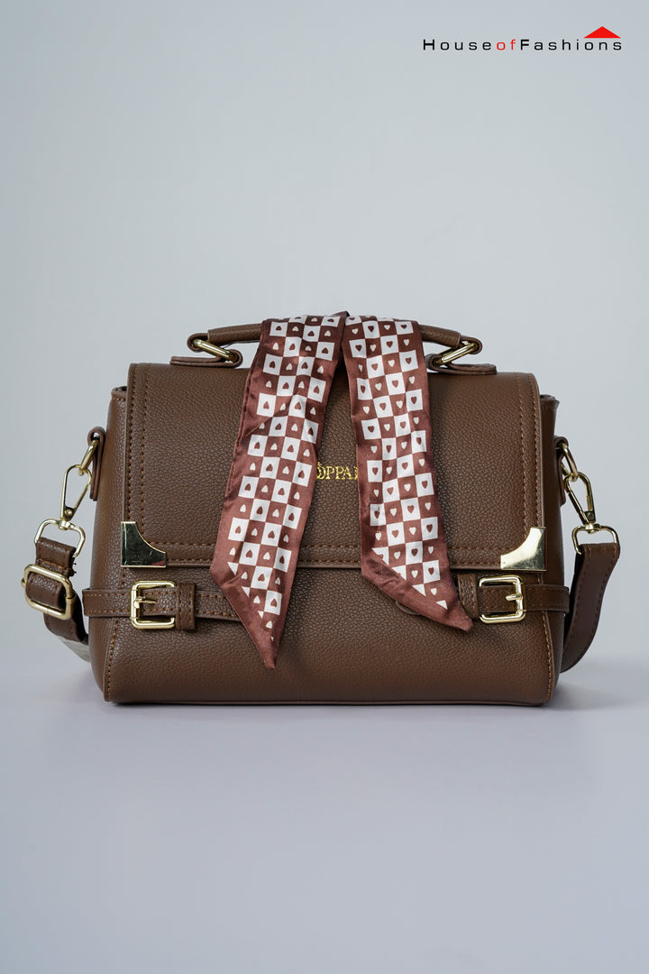 New Good Quality Girls' Cute Crossbody Side Bag – Coffee Brown