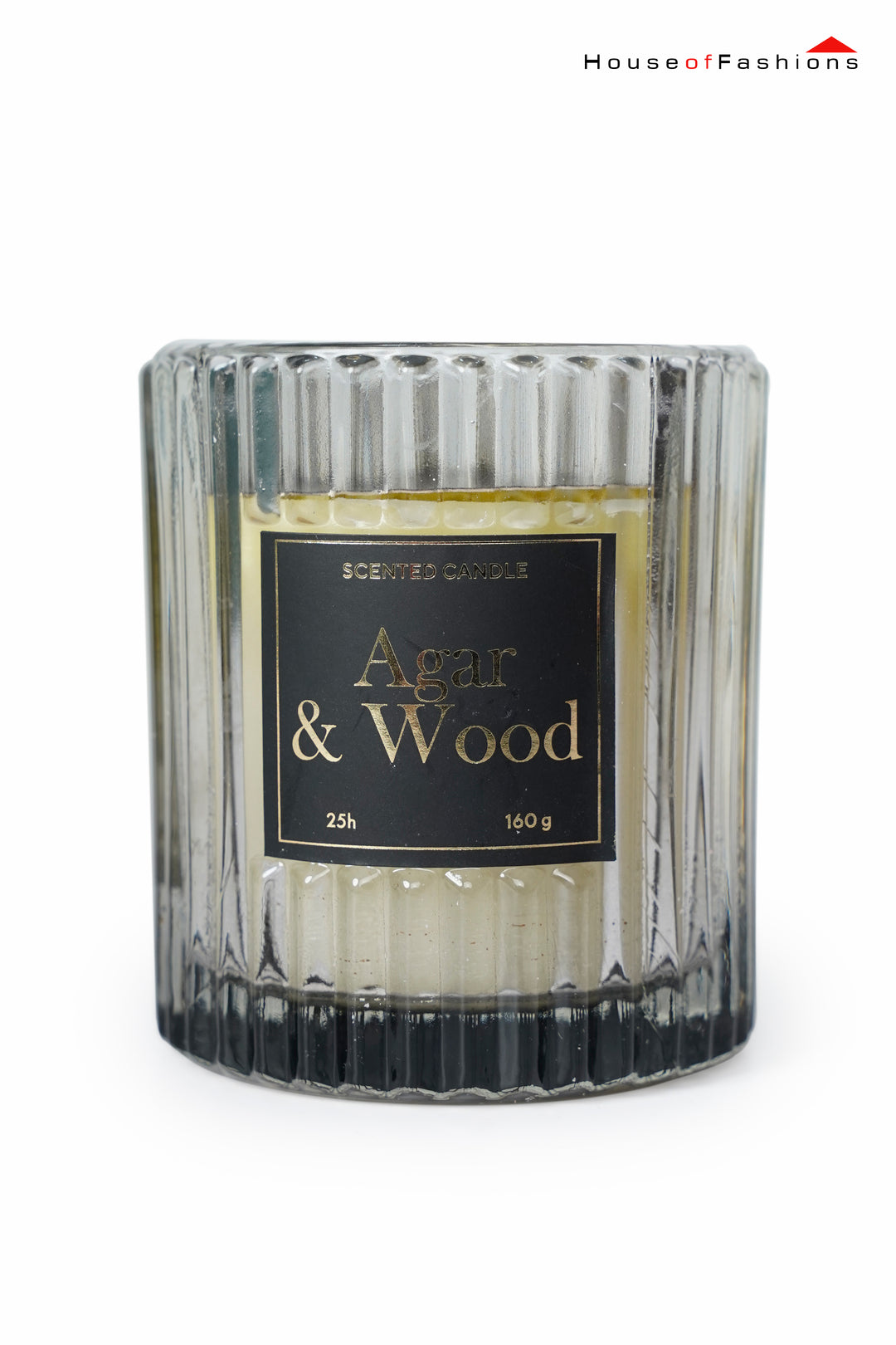 Agar & Wood Scented Candle – Long-Lasting Fragrance for Home & Gift – Sri Lanka