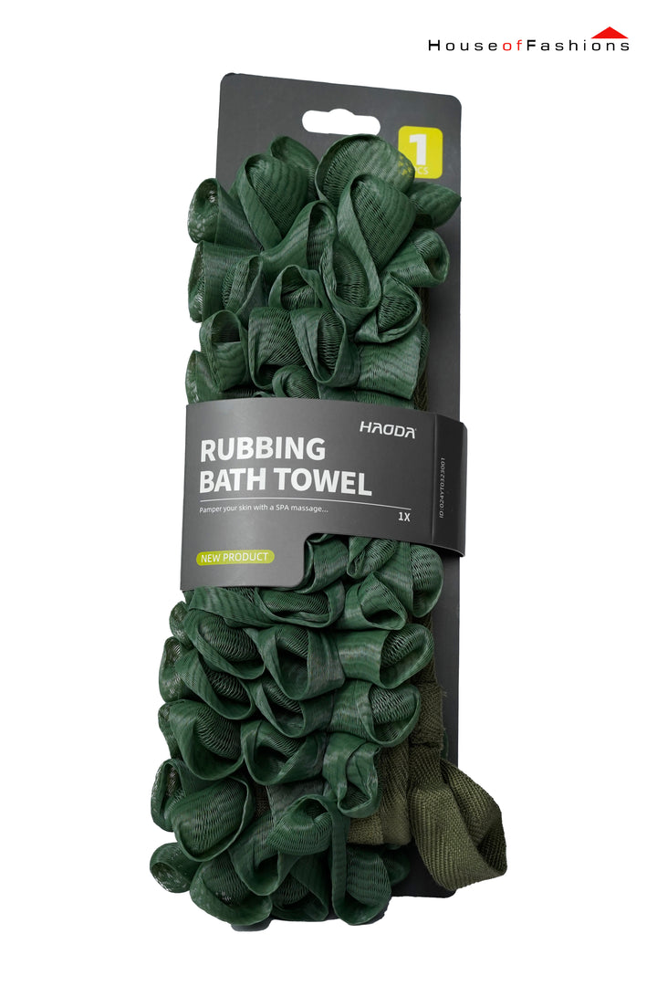 2-in-1 Exfoliating Back Scrubber Loofah – Deep Clean Shower Towel for Men & Women | Sri Lanka Bath Essentials