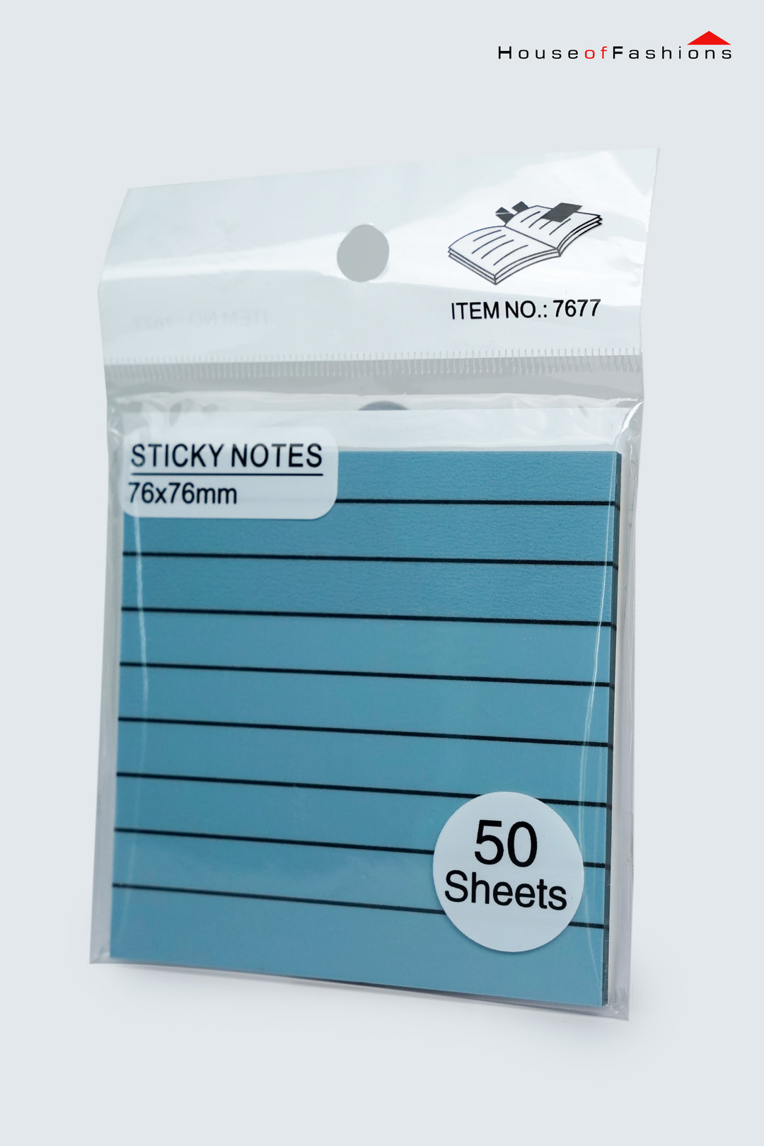 Sticky Notes – 76×76mm (3x3 inch) | 50 Sheets | Self-Adhesive Memo Pad