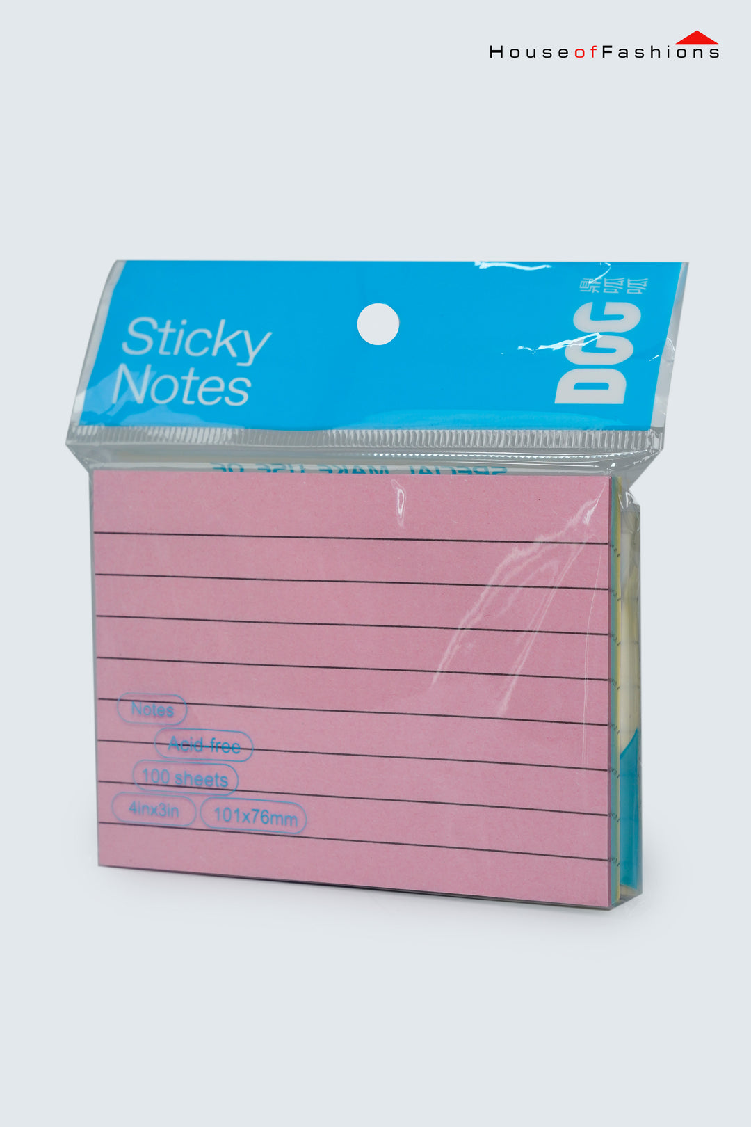 Sticky Notes – 4in × 3in (100 × 76mm) | 100 Sheets | Large Self-Adhesive Memo Pad