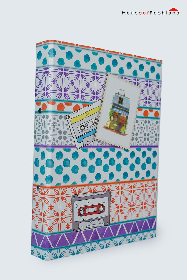 2D Ring Insert Binder File – A4 Size | Durable PVC Cover with Printed Designs