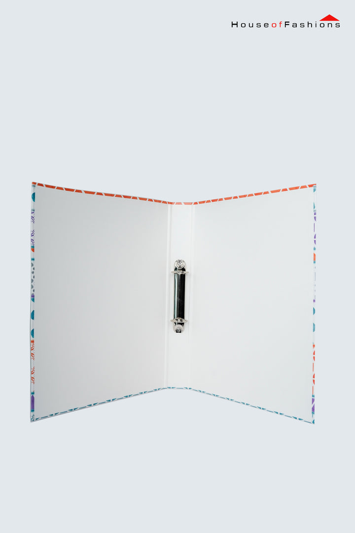 2D Ring Insert Binder File – A4 Size | Durable PVC Cover with Printed Designs