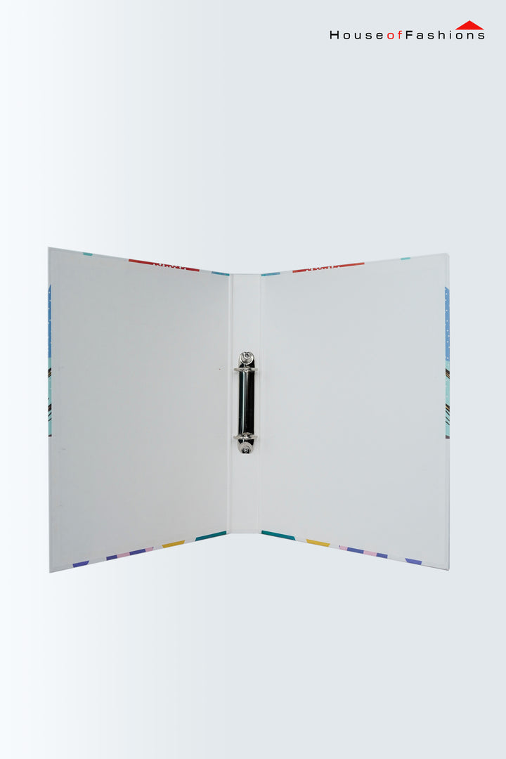 2D Ring Insert Binder File – A4 Size | Durable PVC Cover with Printed Designs