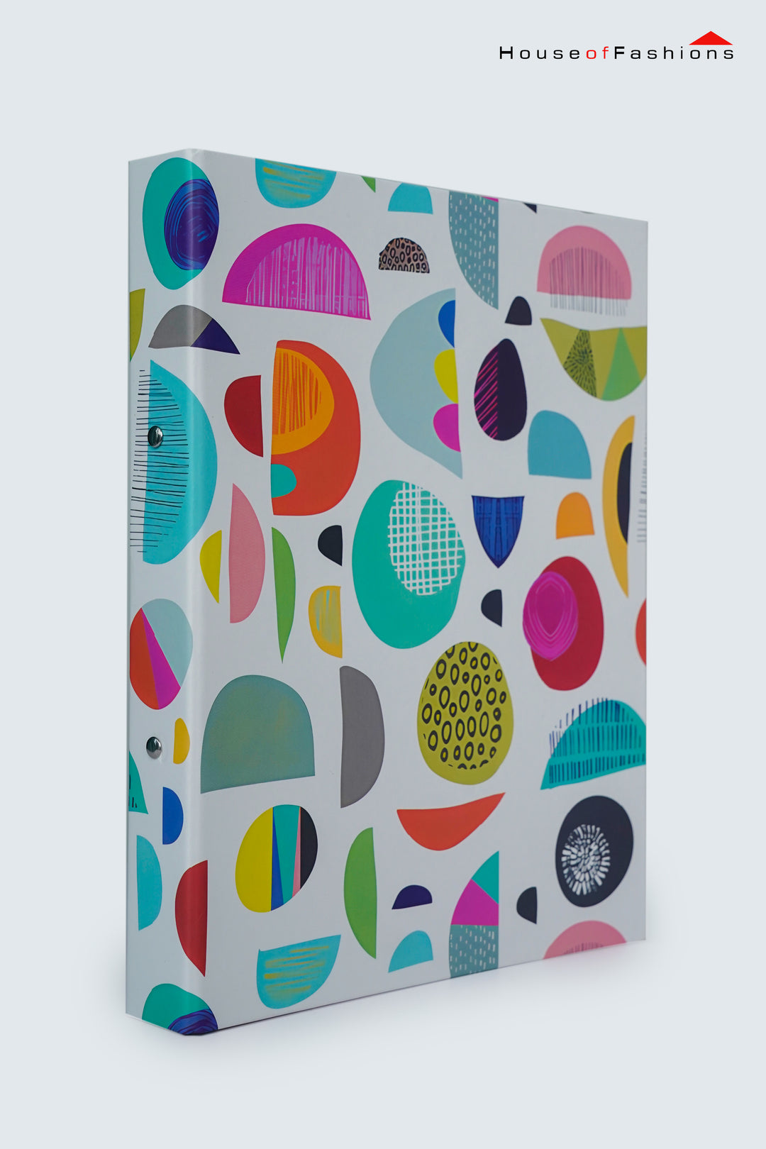 2D Ring Insert Binder File – A4 Size | Durable PVC Cover with Printed Designs