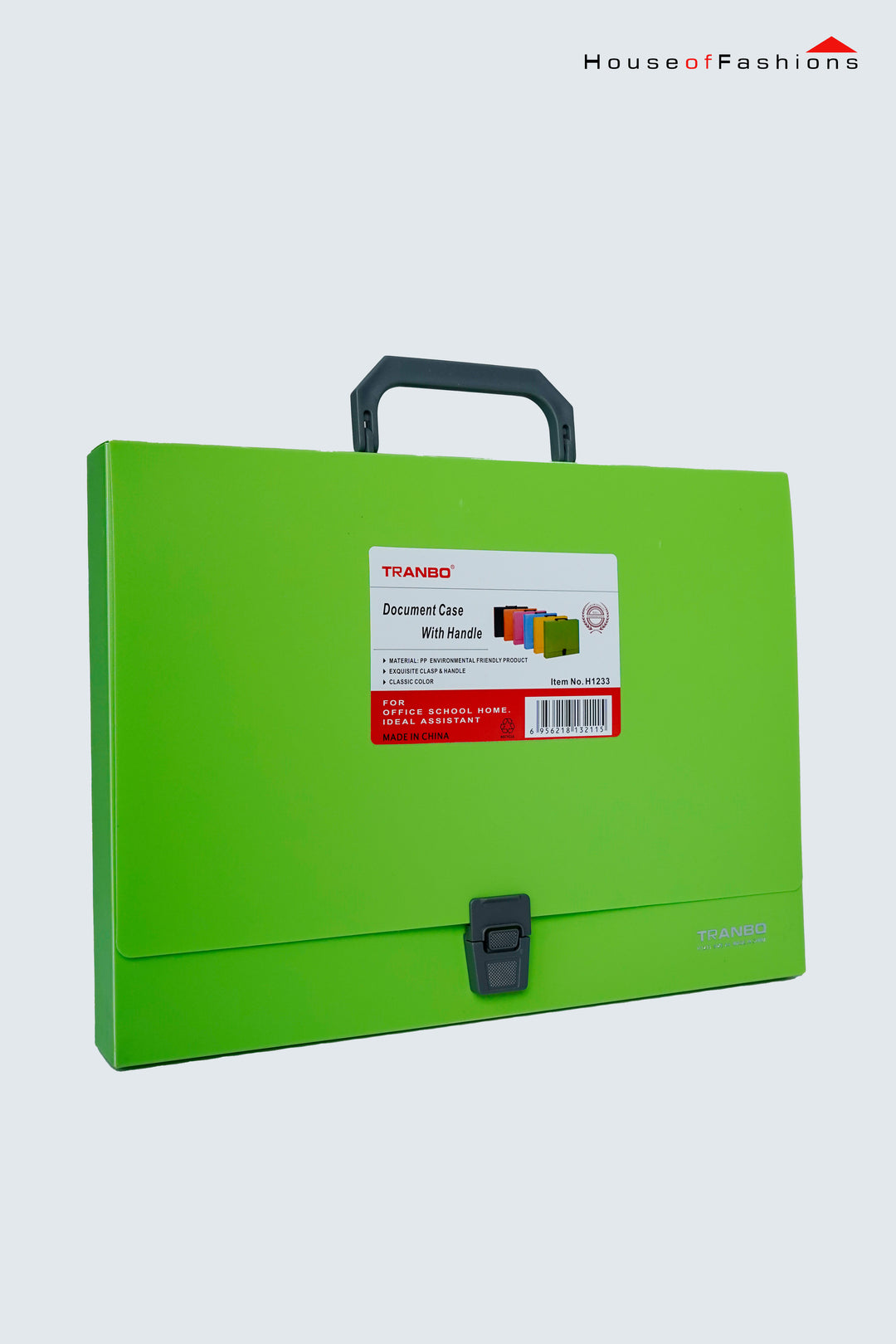 Document Case with Handle – Portable File Organizer | A4 Size, Durable Hard Shell