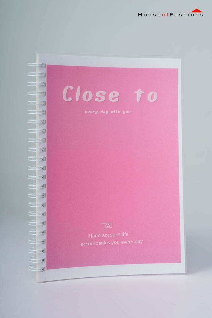 Spiral Bound Note Book – A5 Size | Ruled Pages for School, Office & Daily Notes