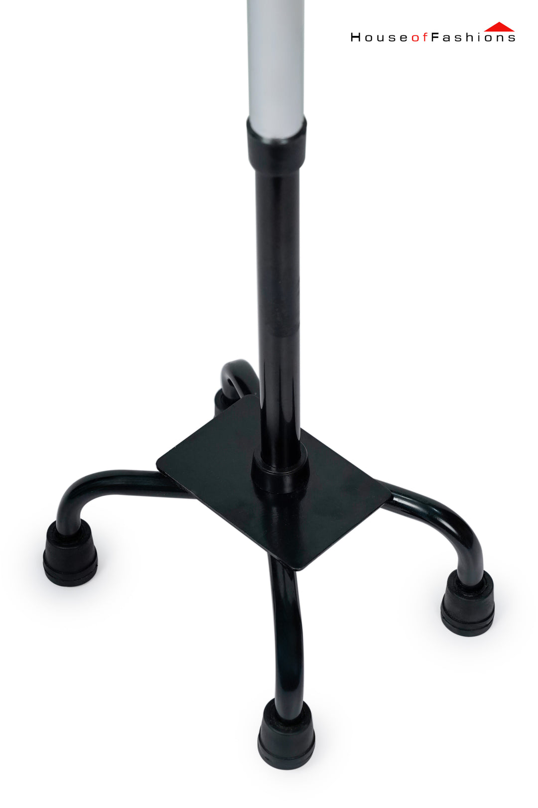 Aluminum Four-Legged Cane – Hemiplegic Walking Aid | Adjustable Trekking Pole