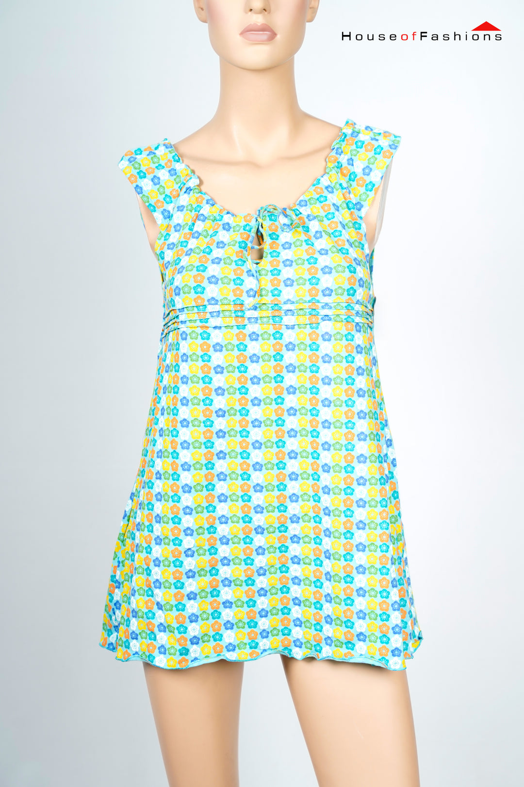 Women’s Cotton Printed Short Nightdress – Soft & Comfortable