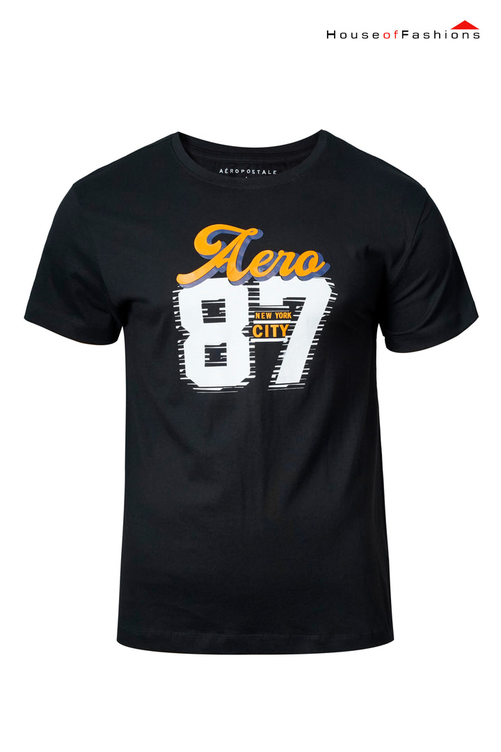 Aeropostale 87 Graphic T-Shirt – Black