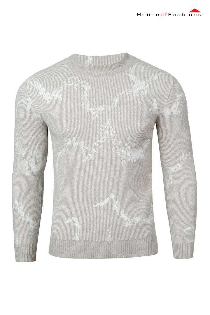 Alpine Mist Beige Knit Sweater