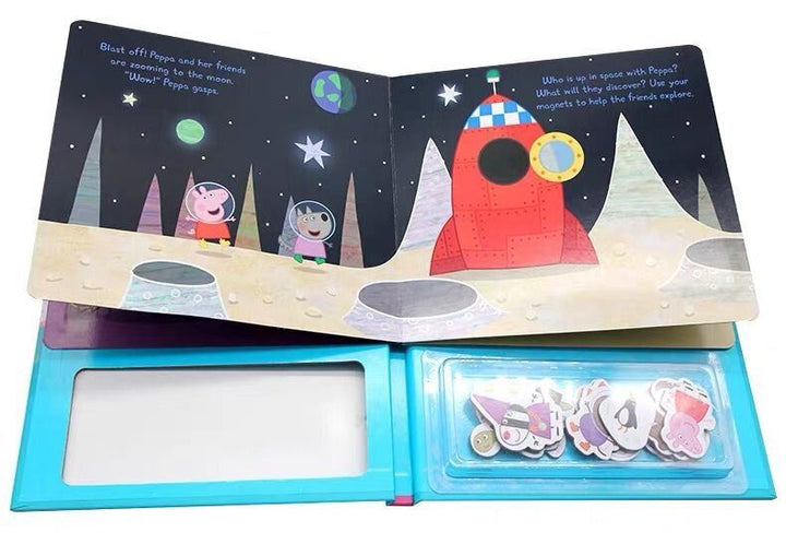 Peppa Pig - Peppa Pig: Peppa and Friends Magnet Book Hardcover Children book