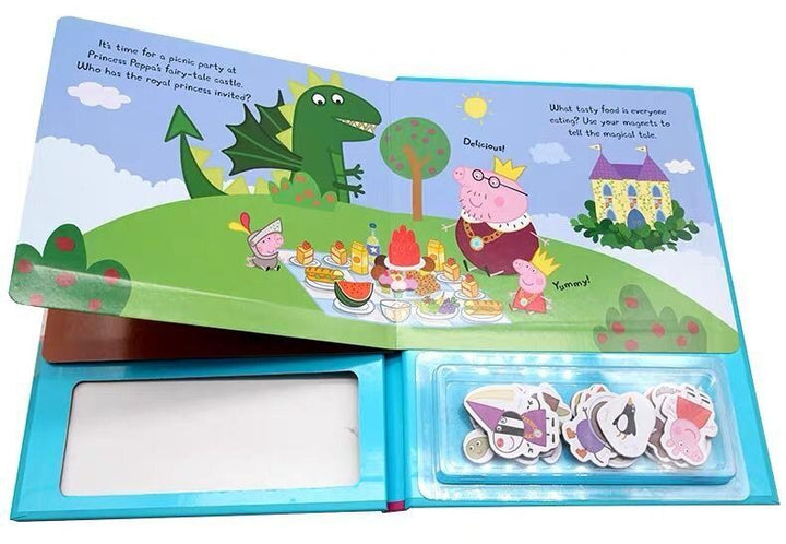 Peppa Pig - Peppa Pig: Peppa and Friends Magnet Book Hardcover Children book