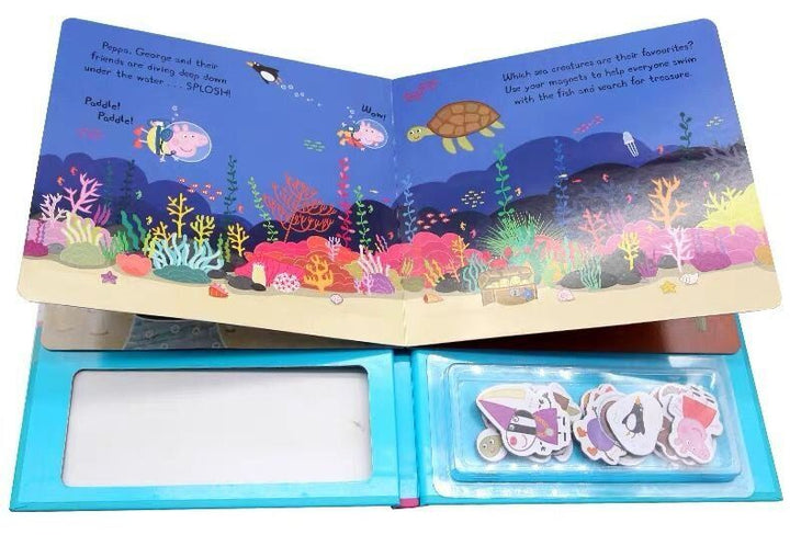 Peppa Pig - Peppa Pig: Peppa and Friends Magnet Book Hardcover Children book