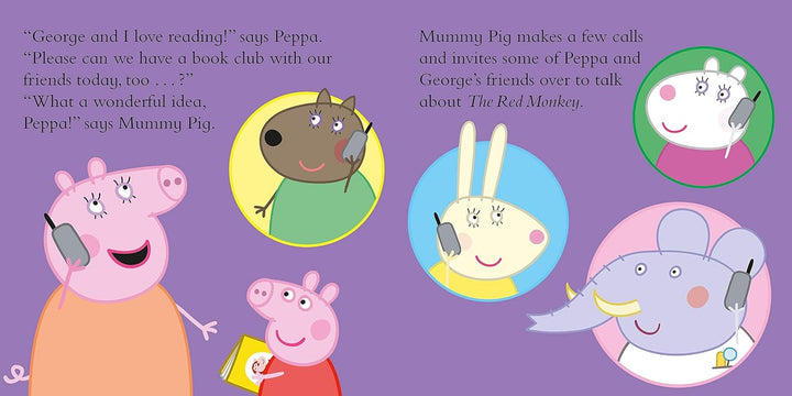 Peppa Pig: Peppa Loves Reading - Board book