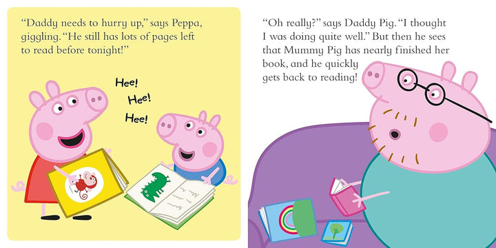 Peppa Pig: Peppa Loves Reading - Board book