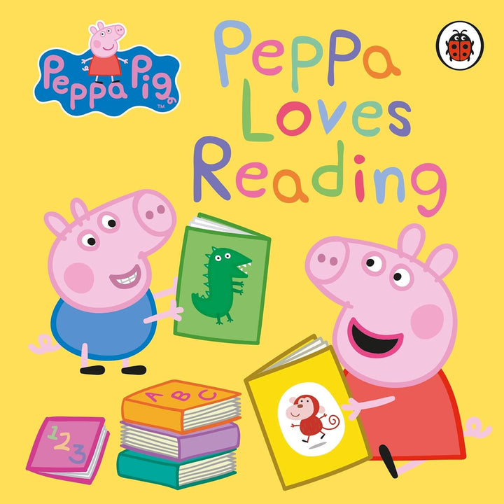 Peppa Pig: Peppa Loves Reading - Board book