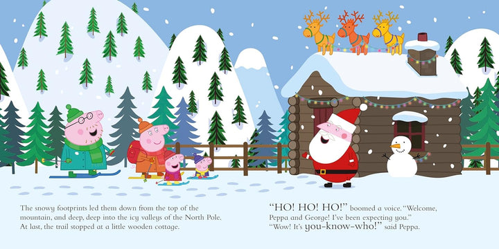 Peppa Pig: Peppa Visits Santa Paperback – Picture Book