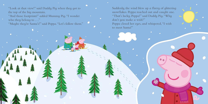 Peppa Pig: Peppa Visits Santa Paperback – Picture Book