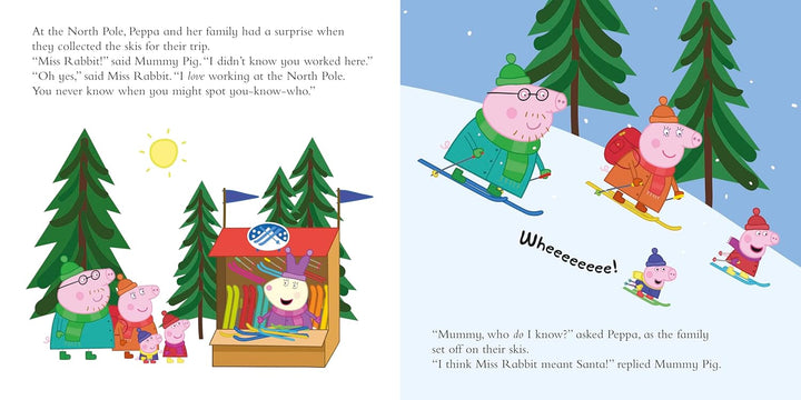 Peppa Pig: Peppa Visits Santa Paperback – Picture Book