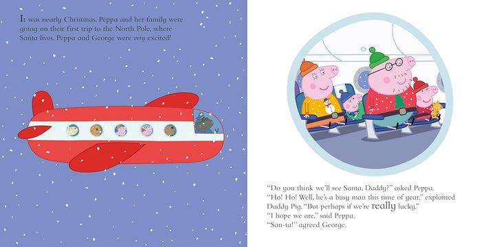 Peppa Pig: Peppa Visits Santa Paperback – Picture Book