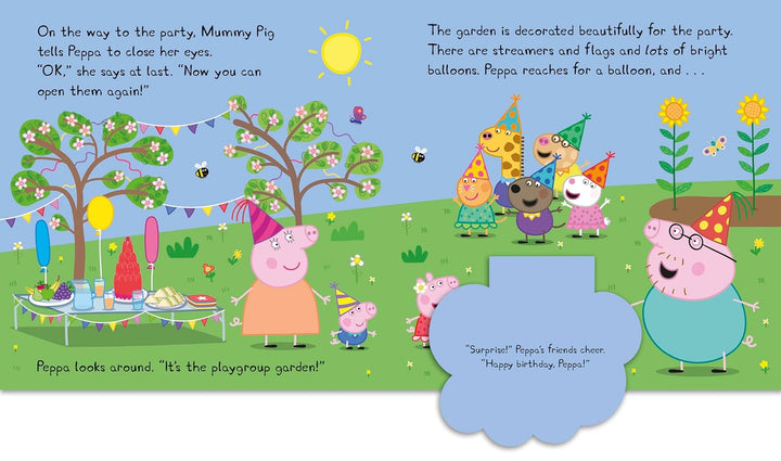 Peppa Pig: Peppa's Surprise Party: A Lift-the-Flap Book - Board book