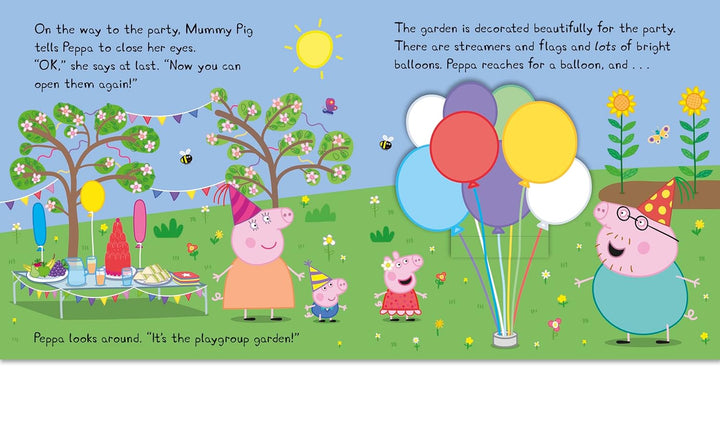 Peppa Pig: Peppa's Surprise Party: A Lift-the-Flap Book - Board book