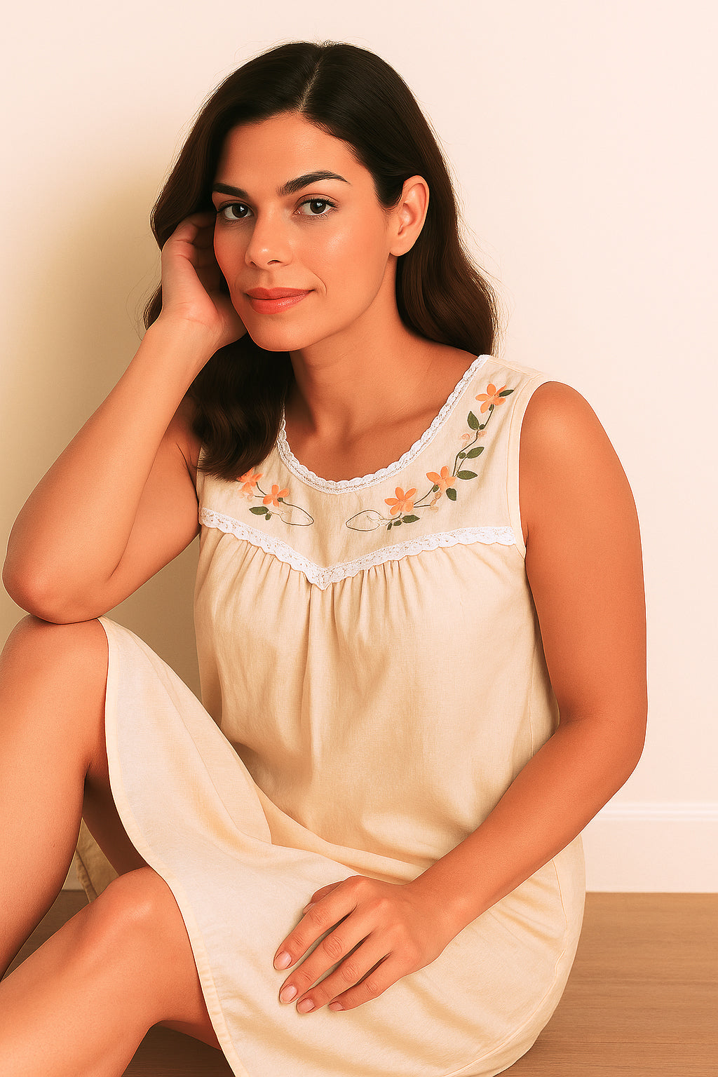 embroidered nightdress Sri Lanka