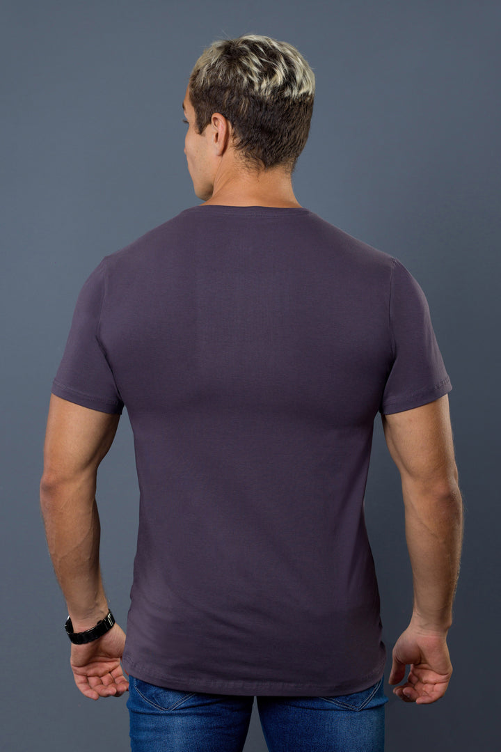 V-Neck Solid T-Shirt