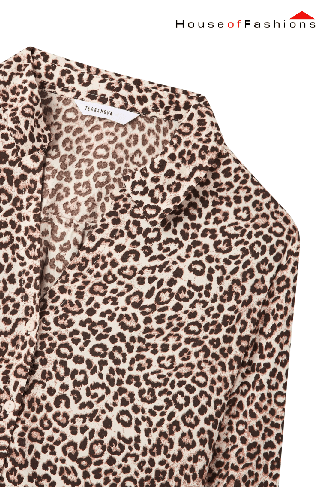 Leopard print shirt Var beige