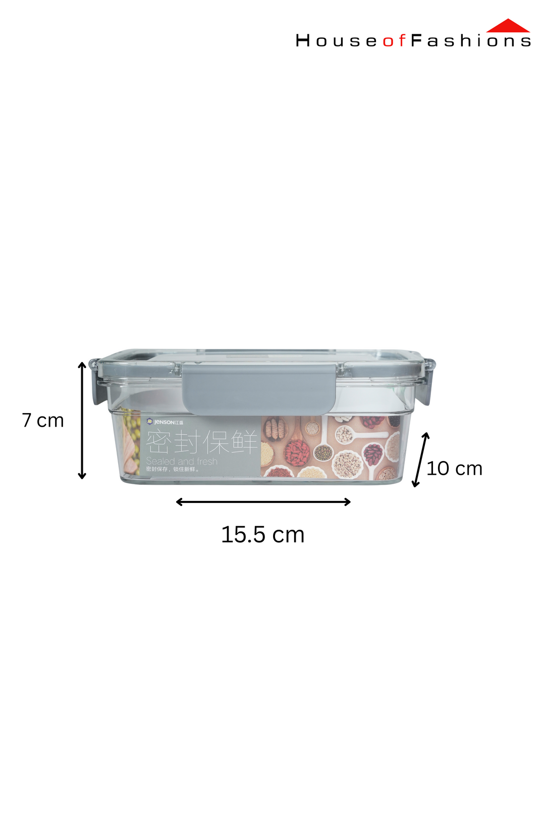Healthy Food Container – Multi-Use Airtight Acrylic Food Storage Box | Eco-Friendly, Unbreakable & Travel-Friendly