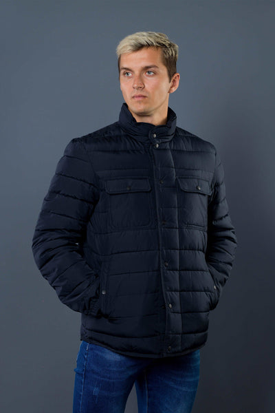 Front Double Pockets Winter Jacket
