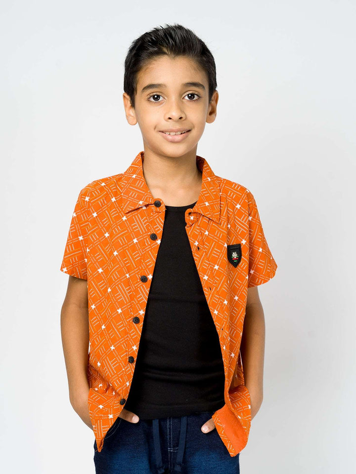 CLEO ORANGE SHIRT