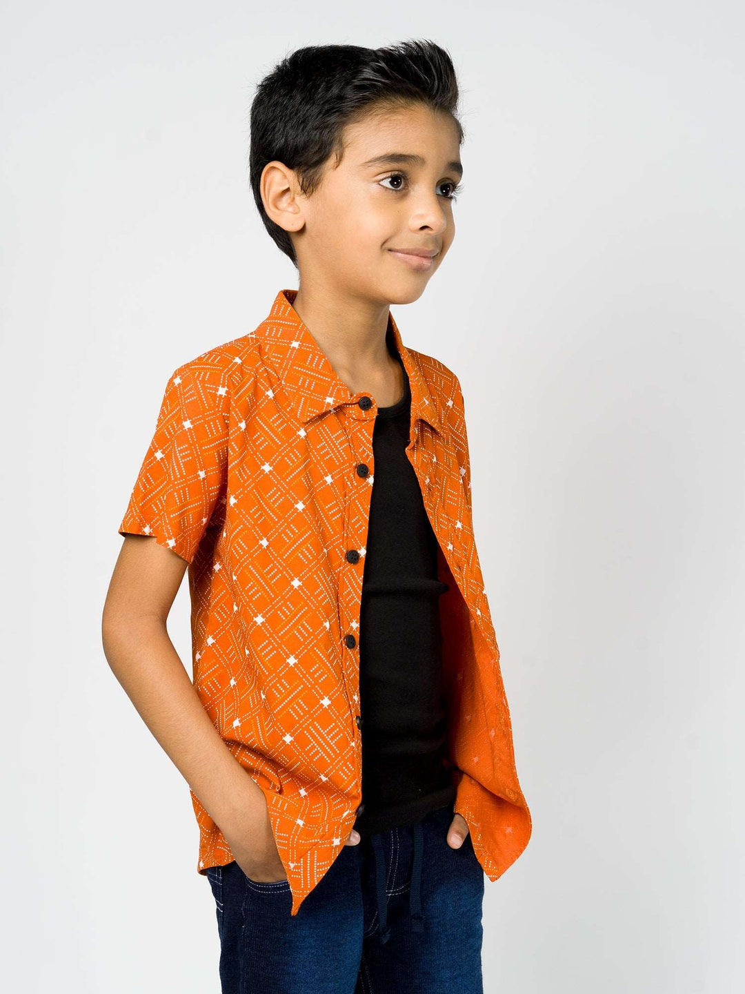 CLEO ORANGE SHIRT