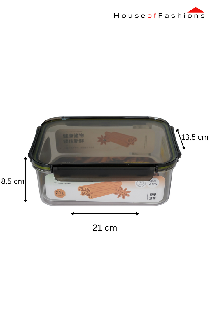Healthy Food Container – Multi-Use Airtight Acrylic Food Storage Box | Eco-Friendly, Unbreakable & Travel-Friendly