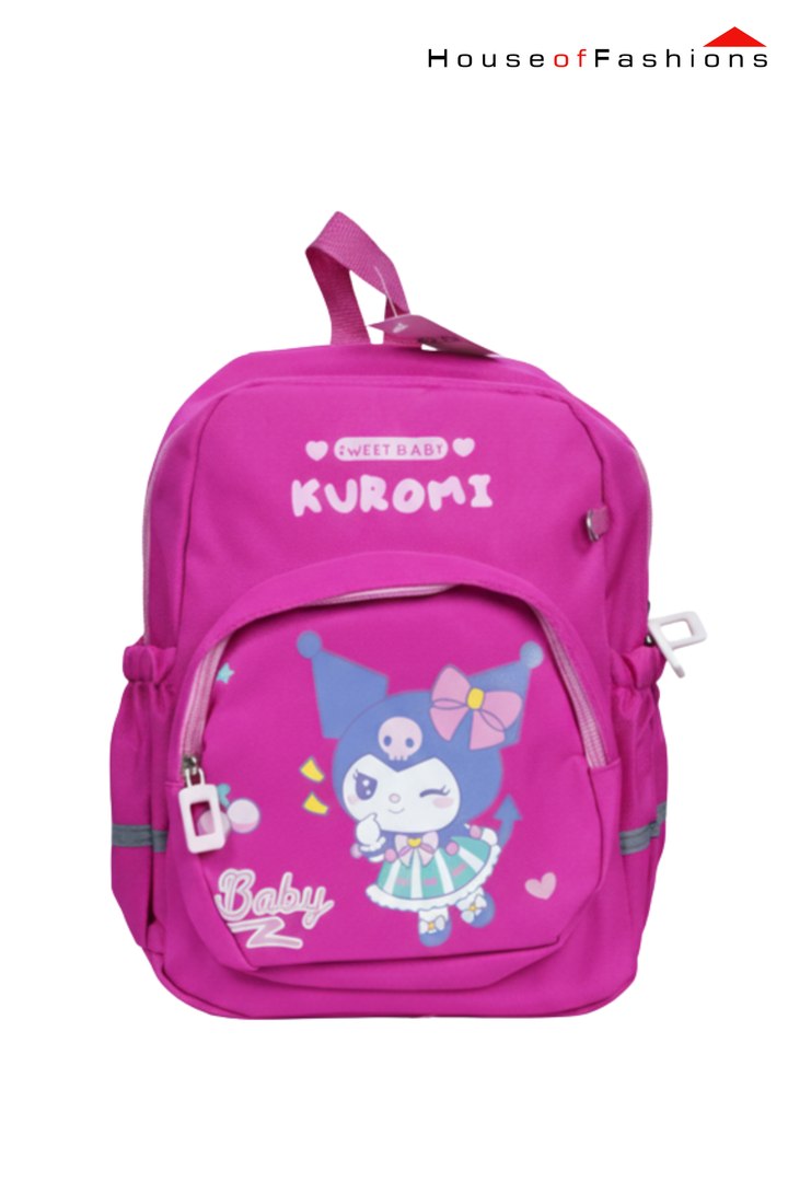 Kids’ Kuromi Backpack – 12” x 10” Cute Cartoon School & Nursery Bag | House of Fashions