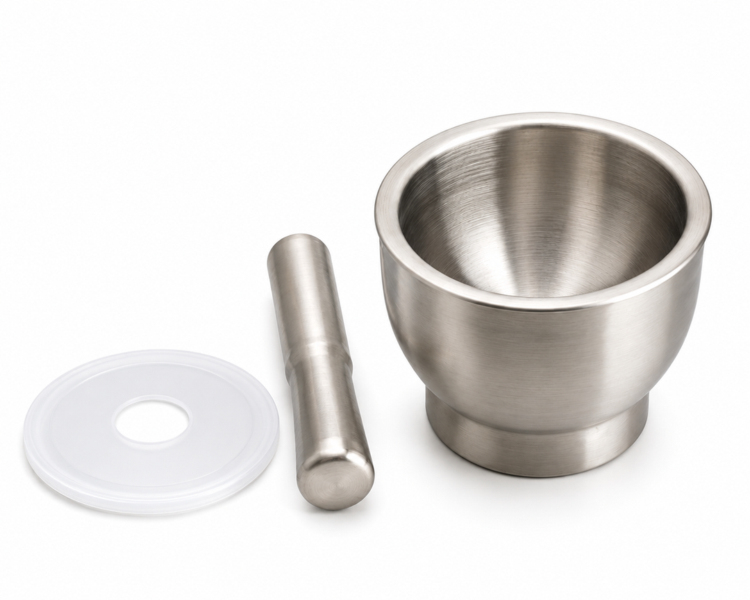 Mortar & Pestle Set with lid