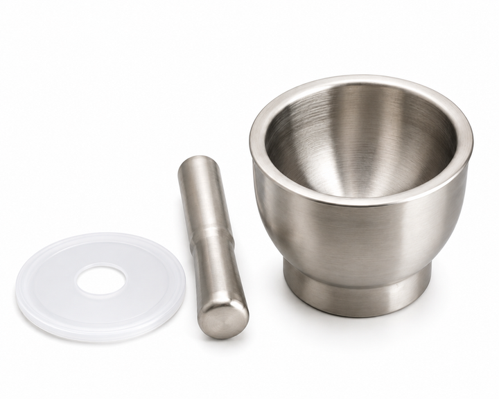 Mortar & Pestle Set with lid