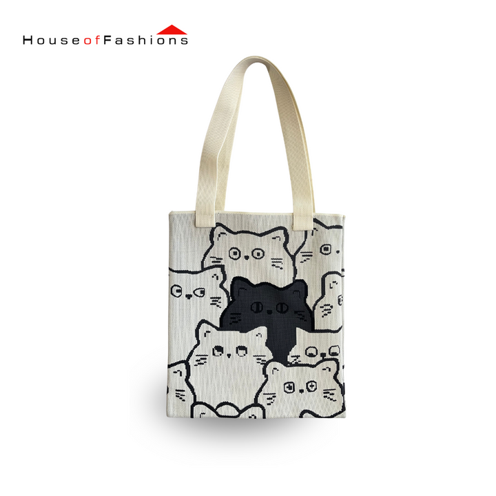 Canvas Tote Bag Creative Hand Crafted Ready for Your Even Suits Everywhere Durable Reusable Shopping Shoulder Bag