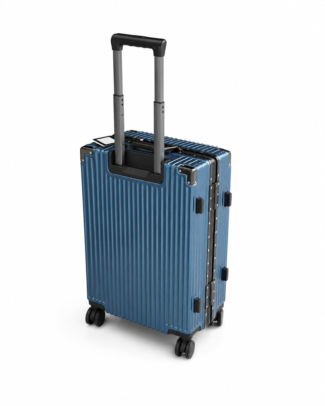 Royal Blue Fiber Luggage 20kg | Hard Shell Trolley Bag Sri Lanka