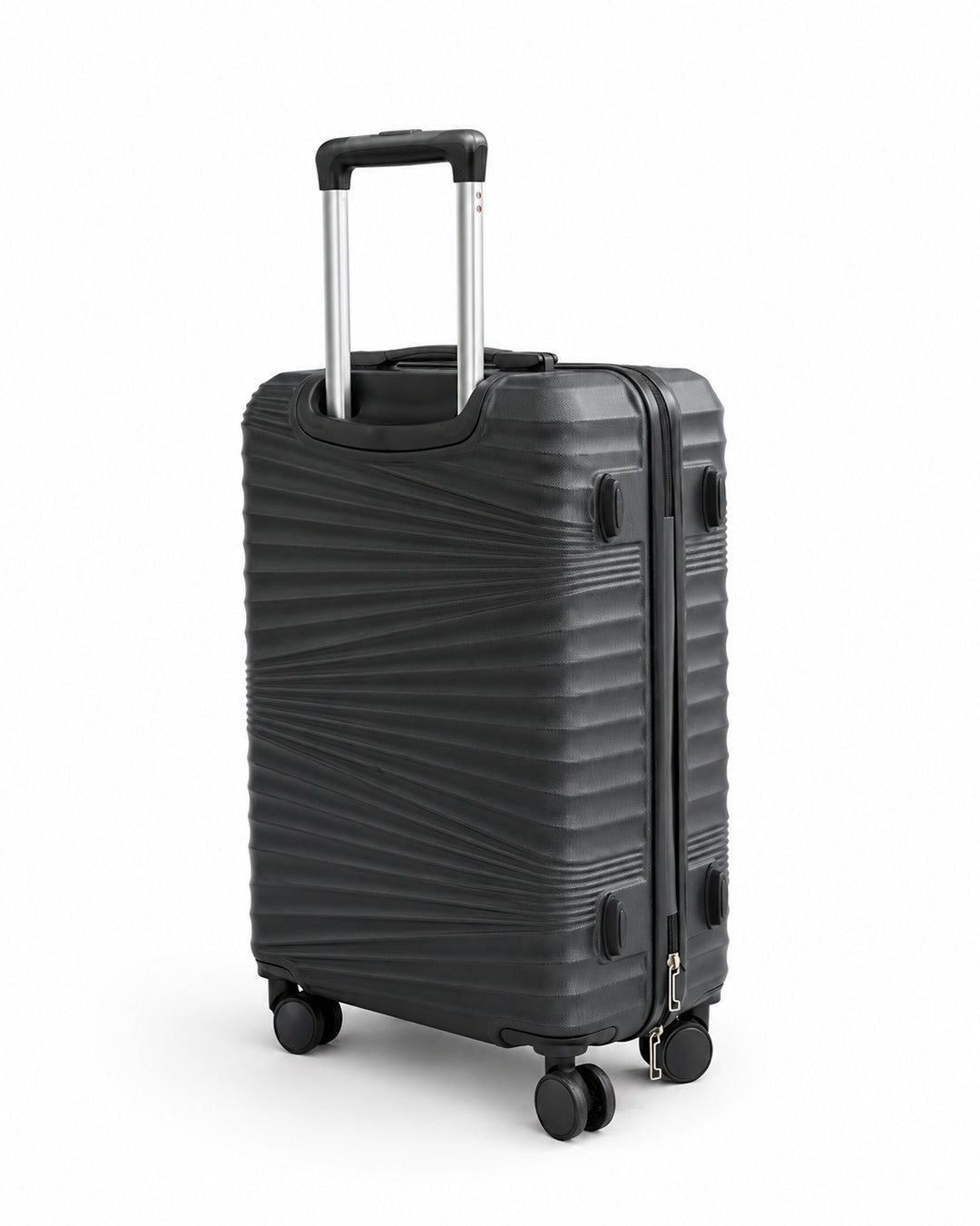 Midnight Black Fiber Luggage 20kg | Travel Suitcase | Trolley Bag Sri Lanka