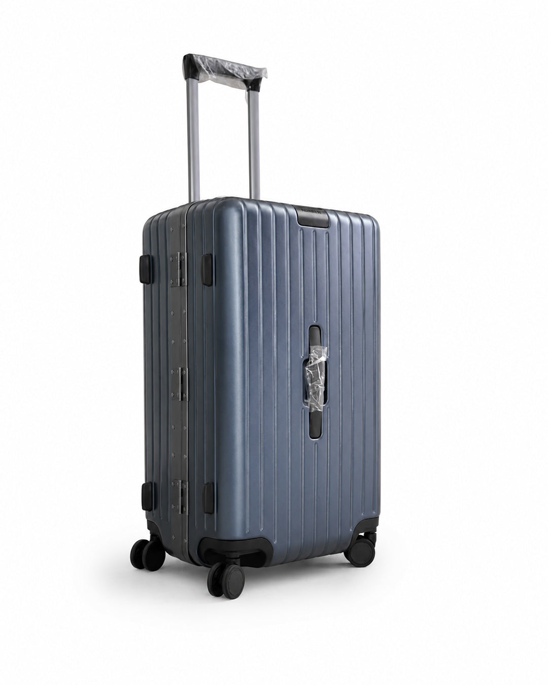 Steel Blue Fiber Luggage 25kg | Premium Hard Shell Travel Suitcase