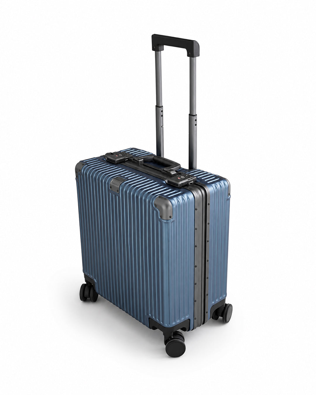 Sky Blue Cabin Luggage 7kg | Fiber Hand Luggage | Carry-On Suitcase Sri Lanka
