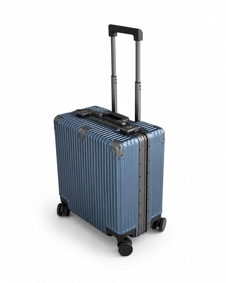 Sky Blue Cabin Luggage 7kg | Fiber Hand Luggage | Carry-On Suitcase Sri Lanka