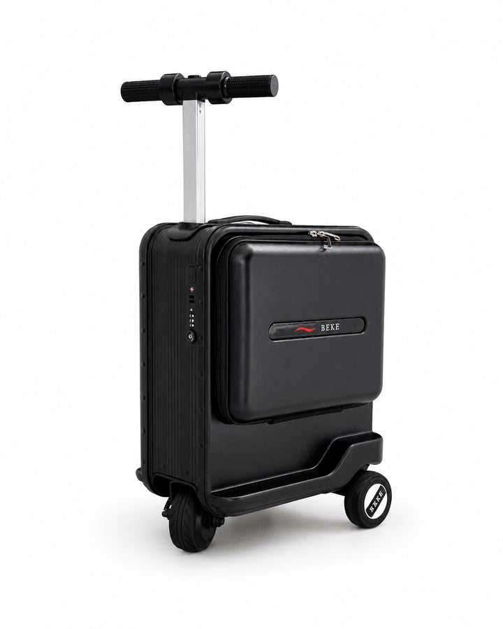 Black Electric Ride-On Luggage 7kg | Smart Scooter Suitcase