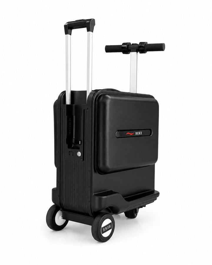 Black Electric Ride-On Luggage 7kg | Smart Scooter Suitcase