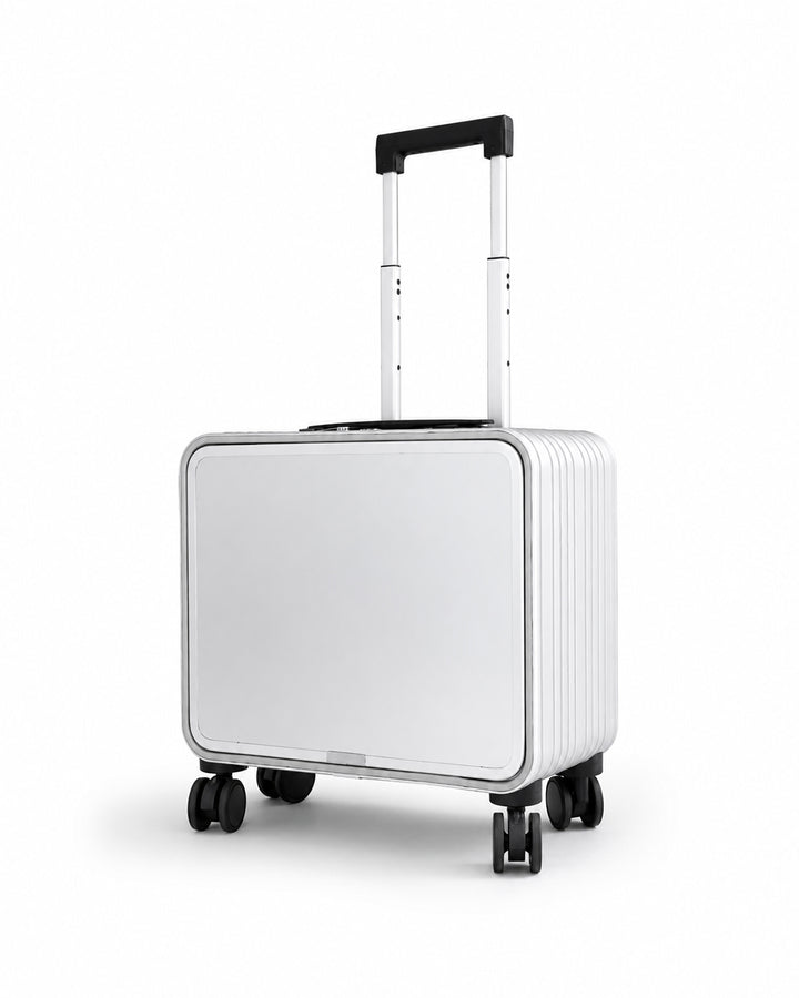 Silver Metal Cabin Luggage 7kg | Carry-On Suitcase | Hand Luggage Sri Lanka