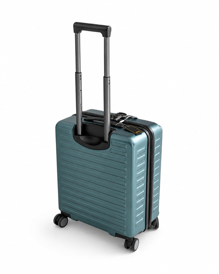 Teal Green Fiber Cabin Luggage 7kg | Carry-On Suitcase | Travel Bag Sri Lanka