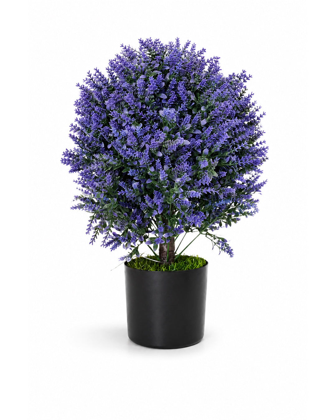 20 Inch Purple Artificial Lavender Plant with Black Pot | Home Decoration Gift