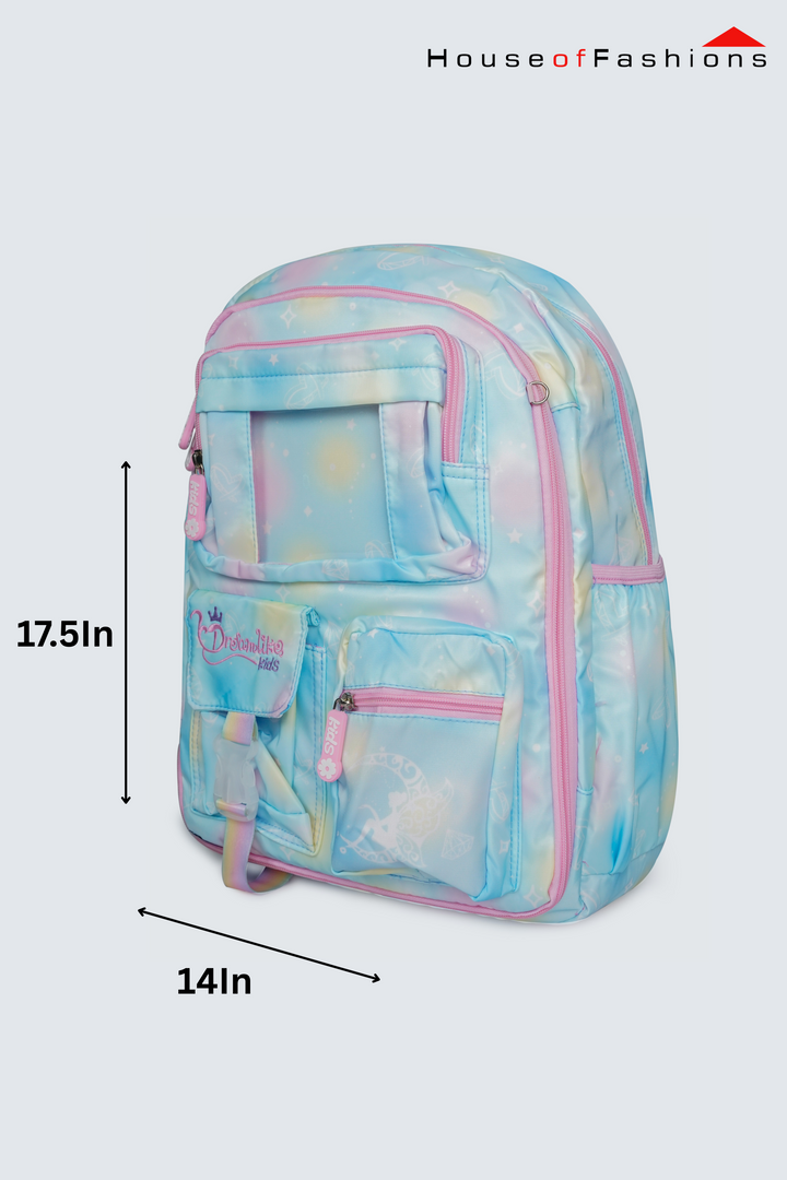 Pink Princess School Bag | Super Light, Water-Resistant & Spacious